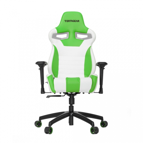 Кресло компьютерное игровое Vertagear S-Line SL4000 White/Green
