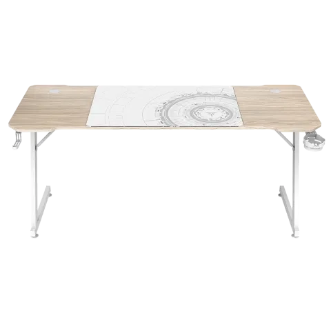 Стол компьютерный ZONE 51 TRINE 160 Wood/White
