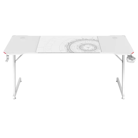 Стол компьютерный ZONE 51 TRINE 160 RGB White