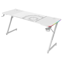 Стол компьютерный ZONE 51 TRINE 160 RGB White