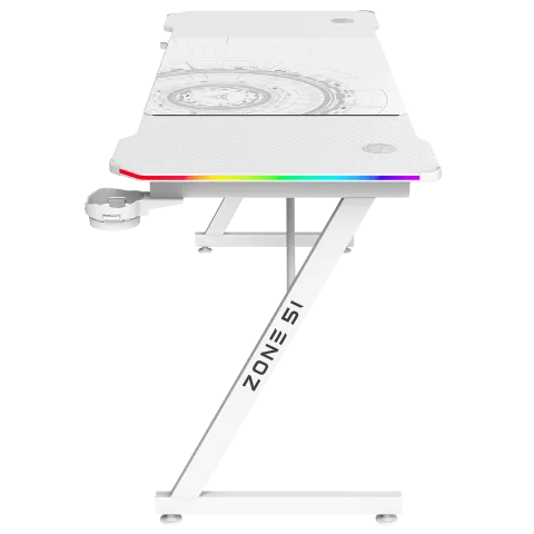 Стол компьютерный ZONE 51 TRINE 160 RGB White