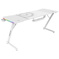 Стол компьютерный ZONE 51 TRINE 160 RGB White
