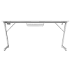 Стол компьютерный ZONE 51 TRINE 160 RGB White