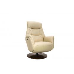 Кресло электрореклайнер FALTO Zero (2 мотора, zero, натуральная кожа, бежевый)