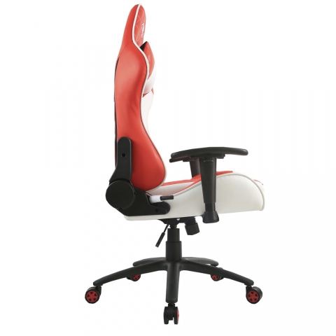 Кресло компьютерное игровое ZONE 51 СПАРТАК ГЛАДИАТОР, White-Red