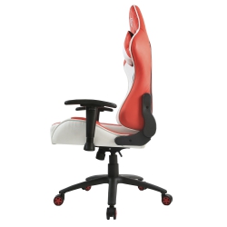 Кресло компьютерное игровое ZONE 51 СПАРТАК ГЛАДИАТОР, White-Red