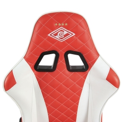 Кресло компьютерное игровое ZONE 51 СПАРТАК ГЛАДИАТОР, White-Red