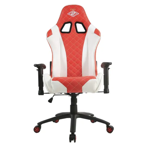 Кресло компьютерное игровое ZONE 51 СПАРТАК ГЛАДИАТОР, White-Red