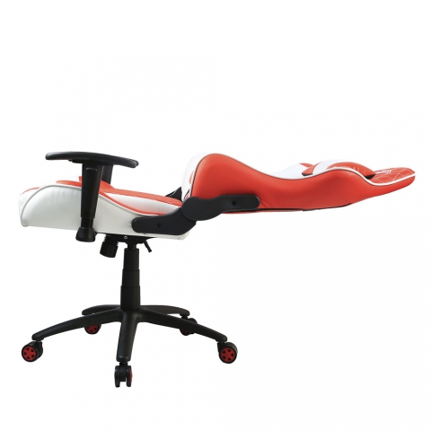 Кресло компьютерное игровое ZONE 51 СПАРТАК ГЛАДИАТОР, White-Red