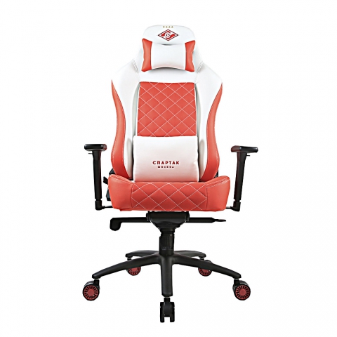 Кресло компьютерное игровое ZONE 51 СПАРТАК ЛЕГЕНДА, White-Red