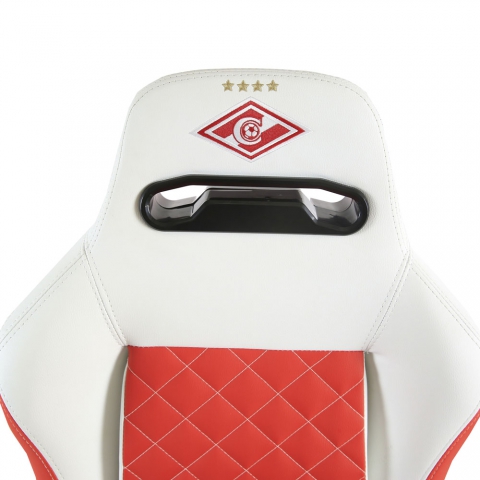 Кресло компьютерное игровое ZONE 51 СПАРТАК ЛЕГЕНДА, White-Red
