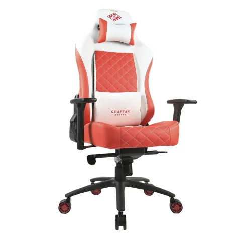 Кресло компьютерное игровое ZONE 51 СПАРТАК ЛЕГЕНДА, White-Red
