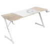 Стол компьютерный ZONE 51 TRINE 160 Wood/White