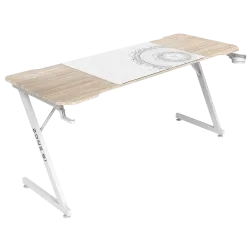 Стол компьютерный ZONE 51 TRINE 160 Wood/White