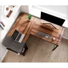 Стол письменный (для компьютера) угловой EUREKA ZX-L150B-RWB с шириной 150 см, Reclaimed Wood